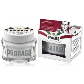 Proraso White Line Pre-Shaving Cream habemeajamiseelne kreem tundlikule nahale