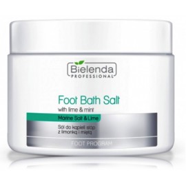 Bielenda Professional Foot Bath Salt White Lime & Mint восстанавливающая соль для ванн для ног