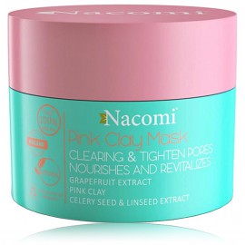 Nacomi Vegan Pink Clay очищающая маска для сухой кожи 50 мл.