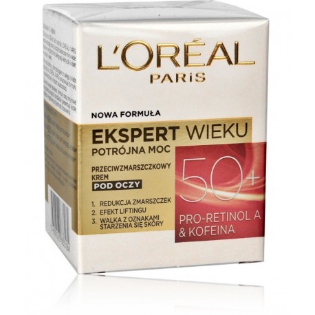 L'oreal Age Specialist 50+ крем для век против морщин 15 мл.