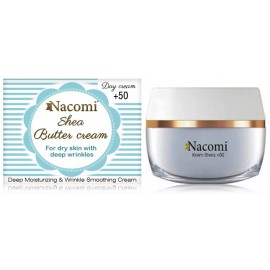 Nacomi Shea Butter 50+ päevakreem näole 50 ml