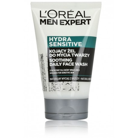 Loreal Paris Men Expert Hydra Sensitive Face Wash Gel näopesugeel tundlikule nahale 100 ml