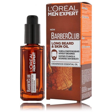 Loreal Paris Men Expert Barber Club Long Beard & Skin Oil habeme- ja näoõli meestele