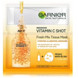 Garnier Skin Naturals Fresh-Mix Tissue Mask sära lisav näomask 1 tk