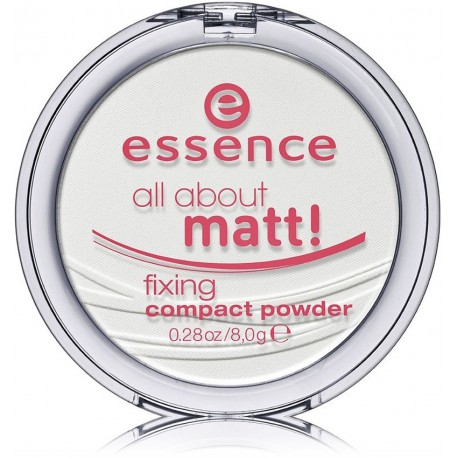 Essence All About Matt Fixing Compact Powder fikseeriv kompaktpuuder