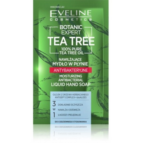 Eveline Botanic Expert Tea Tree Liquid Hand Soap antibakteriaalne vedelseep