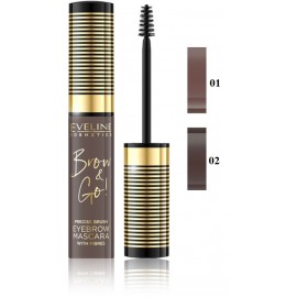 Eveline Brow & Go! Eyebrow Mascara kulmutušš 6 ml