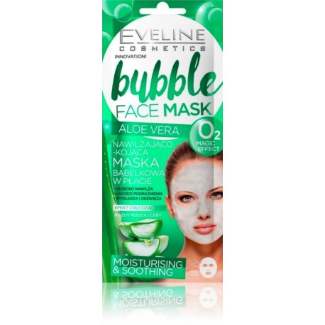 Eveline Bubble Face Mask Moisturizing and Soothing värskendav näomask