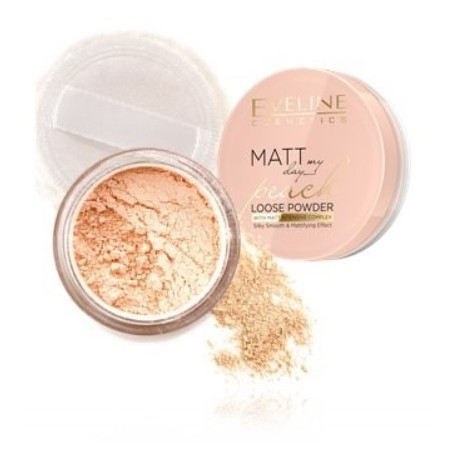 Eveline Matt My Day Peach Loose Powder рассыпчатая пудра