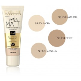 Eveline Satin Matt Foundation matistav jumestuskreem 30 ml