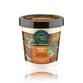 Organic Shop Body Desserts Almond & Honey Nourishing Mousse kūno putos