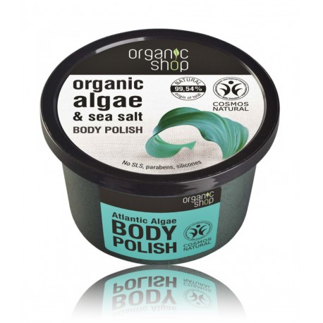 Organic Shop Organic Algae & Sea Salt Body Polish kehakoorija