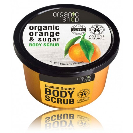 Organic Shop Organic Orange & Sugar Body Scrub kehakoorija