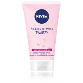 NIVEA Gentle Face Cleansing Cream Gel näopesuvahend kuivale ja tundlikule nahale