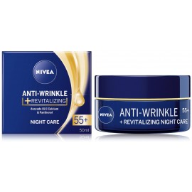 NIVEA Anti-wrinkle Revitalizing Night Cream 55+ ночной крем против морщин для лица