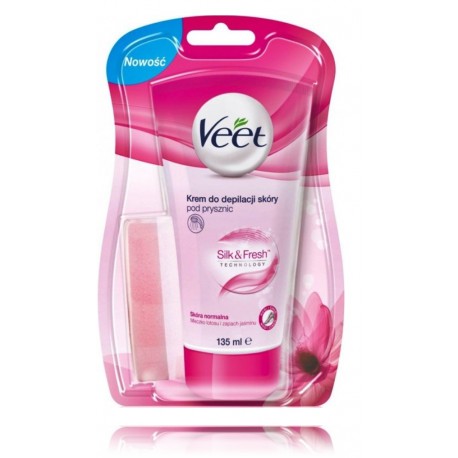 Veet Silk & Fresh depileeriv dušikreem kehale, normaalsele nahale