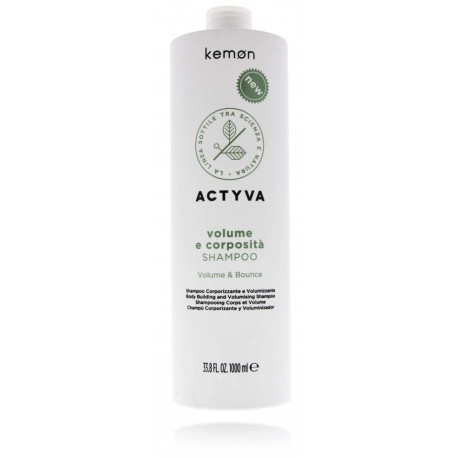 Kemon Actyva Volume & Bounce шампунь для тонких волос