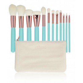 Mimo Tools for Beauty Makeup Brush Turqouise набор кистей для макияжа 12 шт.
