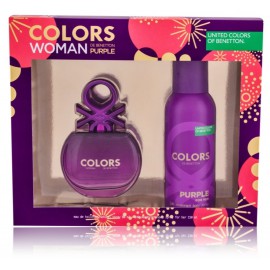 United Colors Of Benetton Colors de Benetton Purple набор для женщин (80 мл. EDT + дезодорант-спрей 150 мл.)