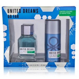 Benetton United Dreams Go Far набор для мужчин (100 мл. EDT + дезодорант-спрей 150 мл.)