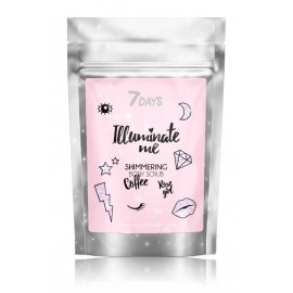 7DAYS Illuminate Me Shimmering Coffee Body Scrub Rose Girl kehakoorija