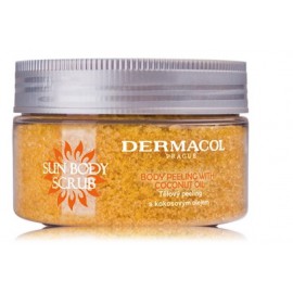Dermacol Sun Body Scrub With Coconut Oil скраб для тела с кокосовым маслом