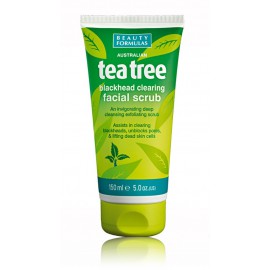 Beauty Formulas Tea Tree Blackhead Peeling Facial Scrub очищающий скраб для лица