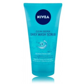 NIVEA Clean Deeper Daily Wash Scrub igapäevane näokoorija