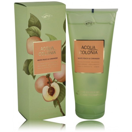 4711 Acqua Colonia White Peach & Coriander Shower Gel dušigeel meestele ja naistele