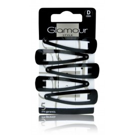 GLAMOUR mustad juukseklambrid 5 tk