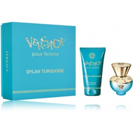 Versace Pour Femme Dylan Turquoise komplekt naistele (30 ml EDT + 50 ml ihupiim)