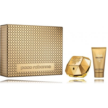 Paco Rabanne Lady Million набор для женщин (50 мл. EDP + 75 мл. лосьон для тела)