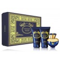 Versace Dylan Blue Pour Femme комплект для женщин (50 мл. EDP + 50 мл. Гель для душа + 50 мл. лосьон для тела)