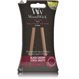 WoodWick Auto Reed Black Cherry аромат для автомобиля наполнитель