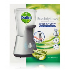 Dettol komplekt (1 tk kontaktivaba seebijaotur + 250 ml vedelseebi täide + 2 tk AA tüüpi patareid)