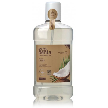 Ecodenta Certified Cosmos Organic Minty Coconut Mouthwash жидкость для полоскания рта