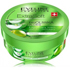 Eveline Extra Soft Bio Olive Aloe Face And Body Cream увлажняющий крем для лица и тела