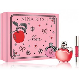 Nina Ricci Nina набор для женщин (50 мл. EDT + 2 г. матовая Губная помада)