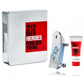 Carolina Herrera 212 Men Heroes Forever Young komplekt meestele (90 ml. EDT + 100 ml. dušigeel)