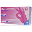 Med-Comfort Nitril Gloves Style Pink розовые одноразовые нитриловые перчатки 100 шт.