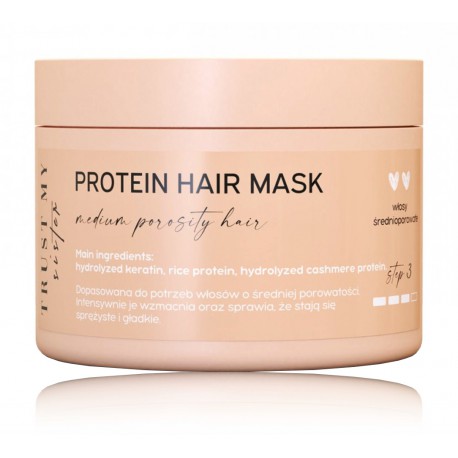 Trust My Sister Protein Hair Mask Medium Porosity mask keskmise poorsusega juustele