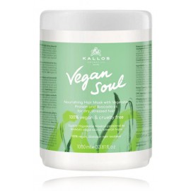 Kallos Vegan Soul Nourishing toitev juuksemask taimsete valkude ja avokaadoõliga