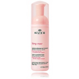 Nuxe Very Rose легкая очищающая пенка для всех типов кожи