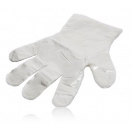 Eko-Higiena Silbet Foil Gloves läbipaistvad ühekordsed polüetüleenkindad 100 tk.