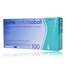 Pura Comfort Cobalt Nitrile Gloves sinised ühekordsed nitriilkindad 100 tk.