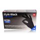 Med-Comfort Nitril Gloves Style Black mustad ühekordsed nitriilkindad