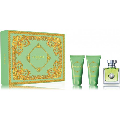 Versace Versense komplekt naistele (50 ml EDT + 50 ml dušigeel + 50 ml ihupiim)