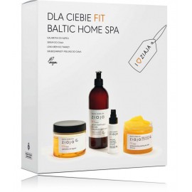 Ziaja Baltic Home Spa Fit komplekt (näokreem 50 ml + vannigeel 260 ml + kehakoorija 300 ml + keha niisutav seerum 400 ml)