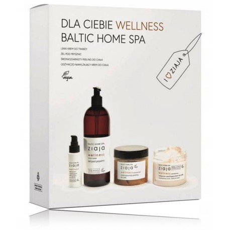 Ziaja Baltic Home Spa Wellness komplekt (näokreem 50 ml + kehakoorija 300 ml + kehakreem 300 ml + dušiželee 500 ml)