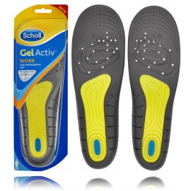 Scholl Gel Active Work стельки для мужской рабочей обуви